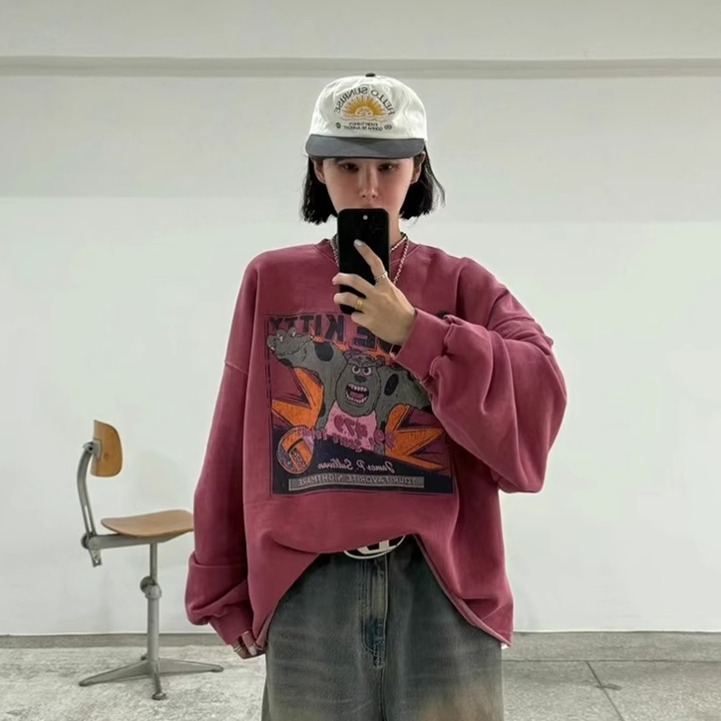 VOTUS韩国代购卡通卫衣女