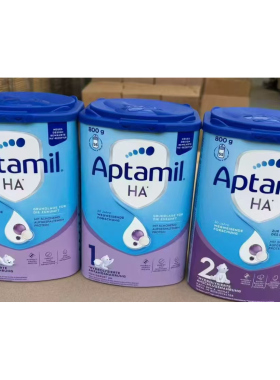 德国原装Aptamil 爱他美过敏湿疹半适度水解奶粉HApre HA1 HA2 段