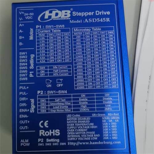 耿耿工控ASD545R  ASD545E HDB两相步进电机驱动器 二手 测试现货