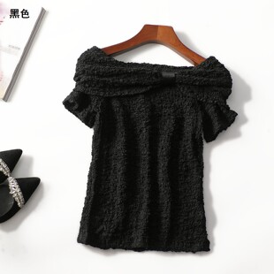 短袖 深圳女短款 套头 夏上衣 248526