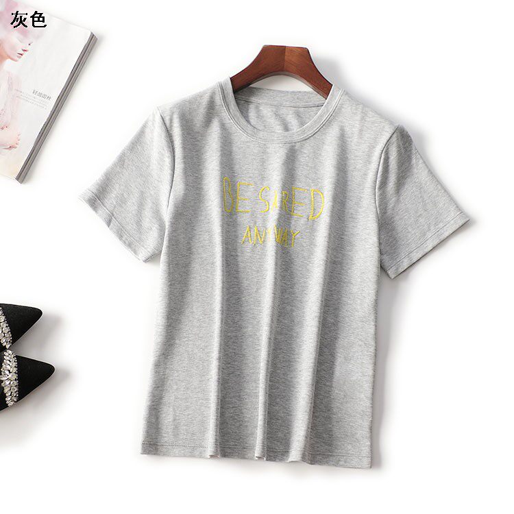 246079 夏T恤 女中长款短袖圆领.XL.2XL.3XL.L