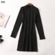 239201 立领 长袖 秋连衣裙 深圳女长款