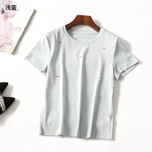 249548 夏T恤 女中长款短袖套头.L.XL.2XL.3XL.4XL