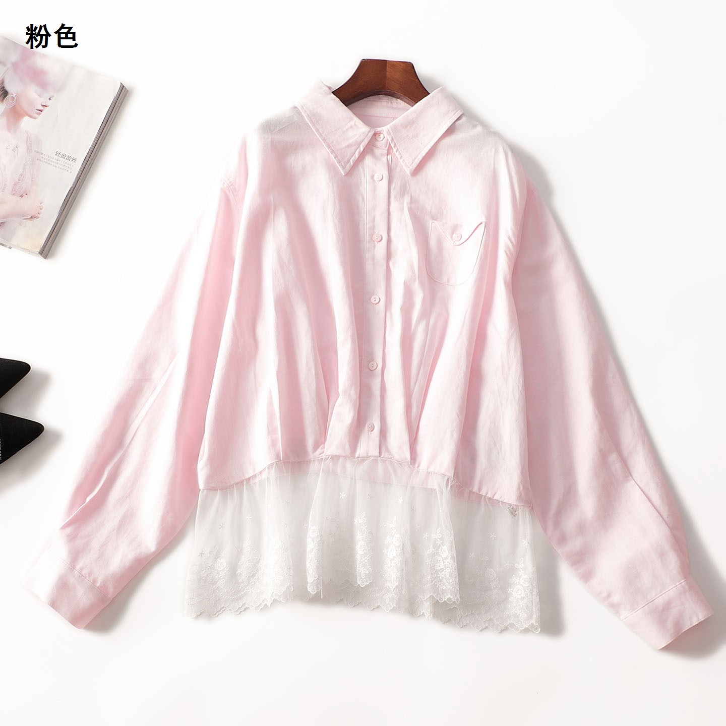 246736 秋麻上衣 女中长款长袖套头