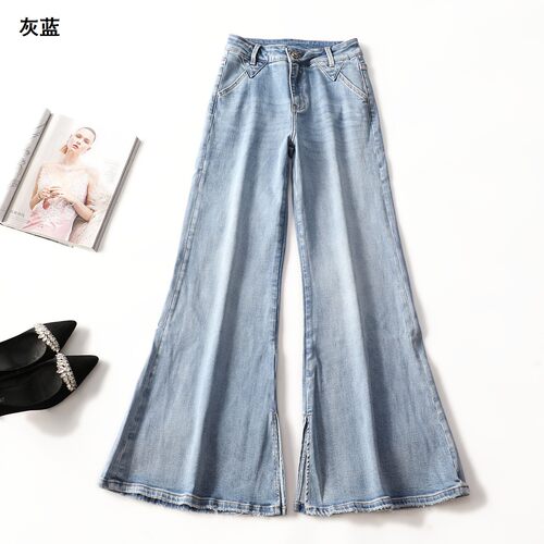 414380 秋牛仔裤 女长款.M.L.XL