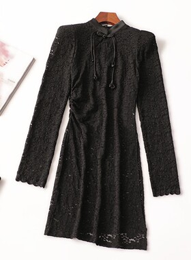 409732 秋上衣 深圳女长款长袖立领清仓