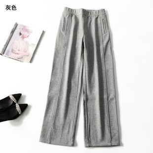 247946南油高端欧洲站高货女装加绒新款冬长款加绒休闲裤女裤