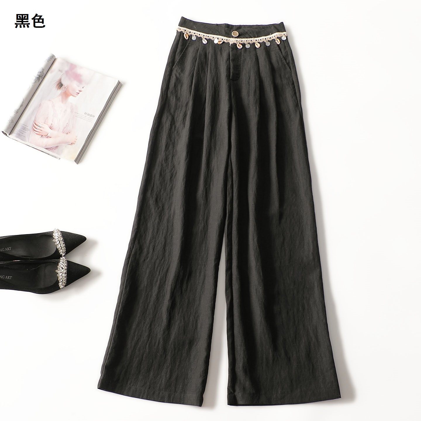 246109 麻夏长款休闲裤,女装/女士精品,休闲裤,淘宝优惠券,粉丝福利购,淘宝优惠卷