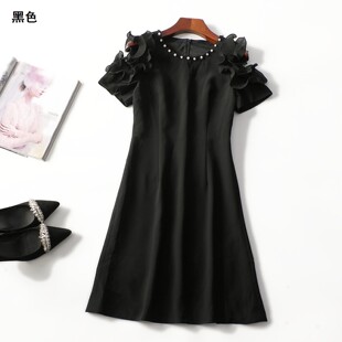 短袖 深圳女长款 套头 夏连衣裙 248482