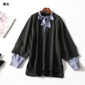 413263 套头清仓 长袖 春上衣 女加绒中长款