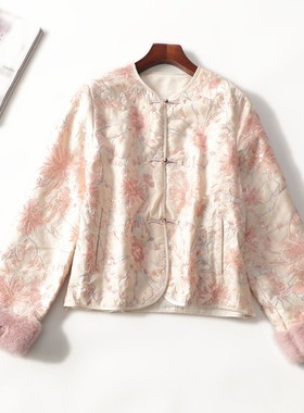 247752 冬羽绒服 女中长款长袖单排扣