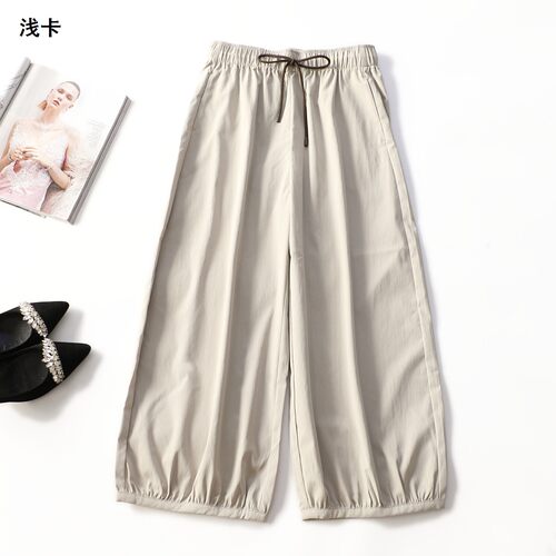 414152 夏休闲裤 深圳女九分.S.M.L.XL