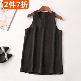 无袖 深圳女中长款 圆领 夏醋酸纤维背心 243369