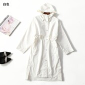 风衣 连帽长袖 503924 秋长款