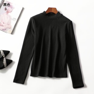 413616 冬打底衫 女加绒中长款长袖套头.XL.2XL.3XL.4XL