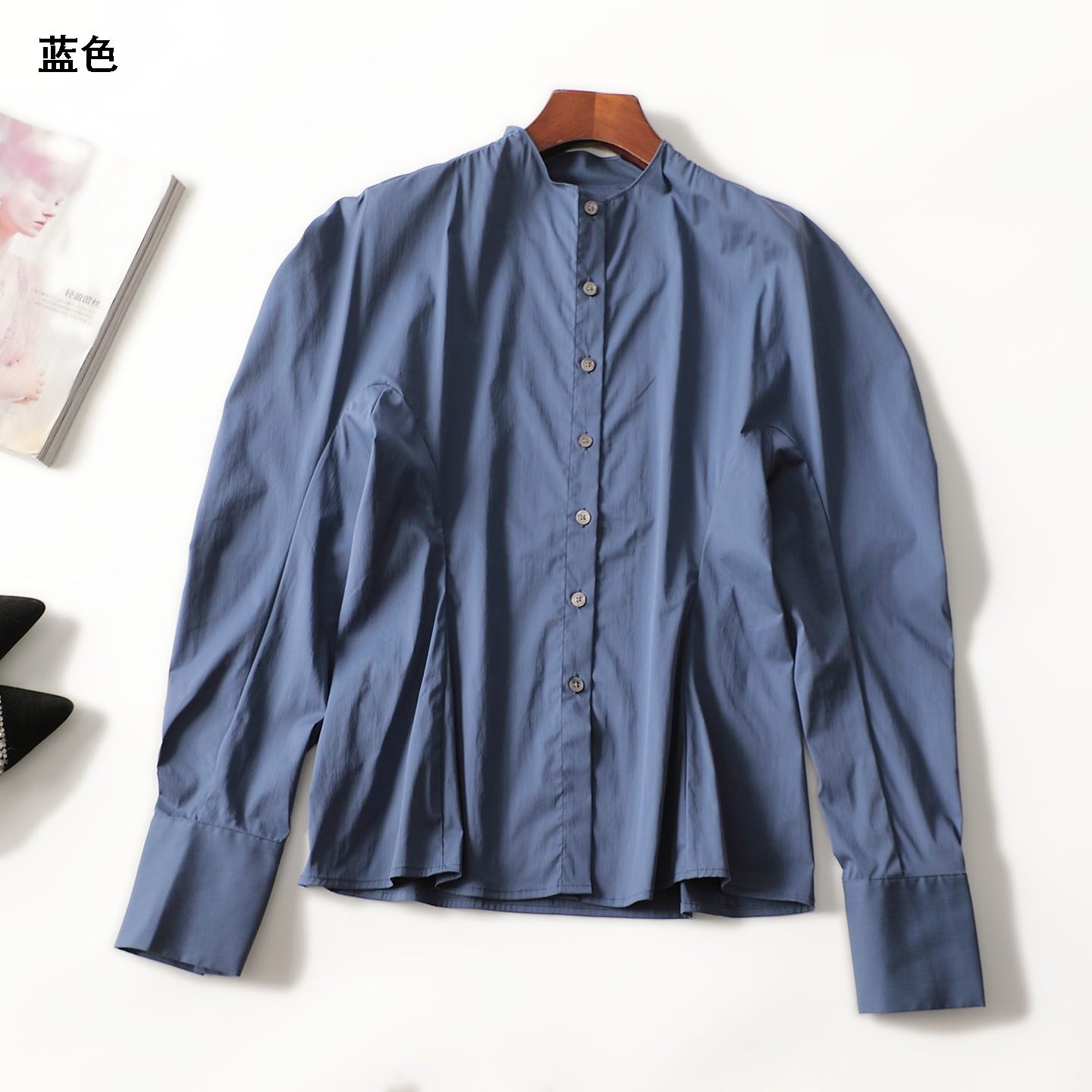 412871 秋中长款单排扣长袖衬衫,女装/女士精品,衬衫,淘宝优惠券,粉丝福利购,淘宝优惠卷