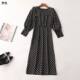 405388 圆领清仓 九分袖 秋连衣裙 深圳女加长款