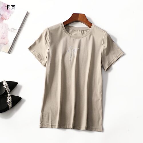 248456 夏T恤 深圳女中长款短袖套头.M.L.XL.2XL