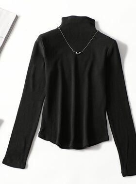 247934 冬打底衫 女中长款长袖套头.L.3XL