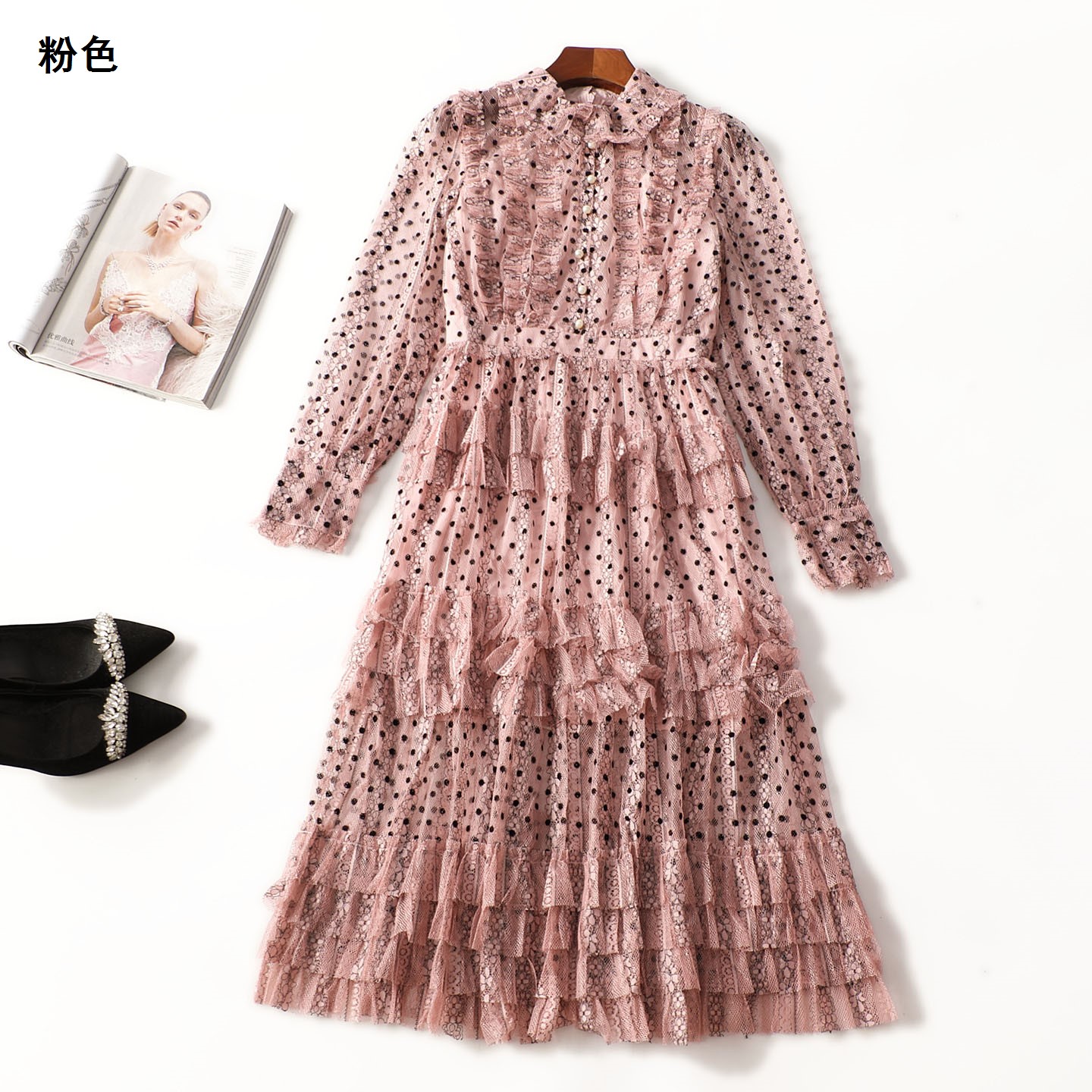 【次品】414331 连衣裙扣不同