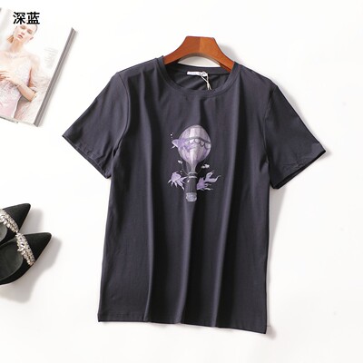 414394 夏T恤 女中长款短袖套头.L.XL.2XL.3XL.4XL