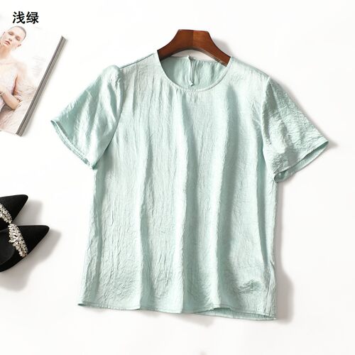 249636 夏上衣 女中长款短袖套头.S.M.L