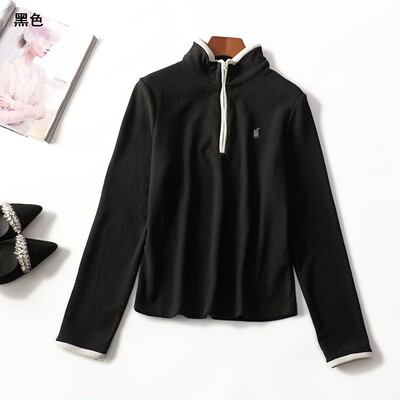 413570 春上衣 女中长款长袖套头