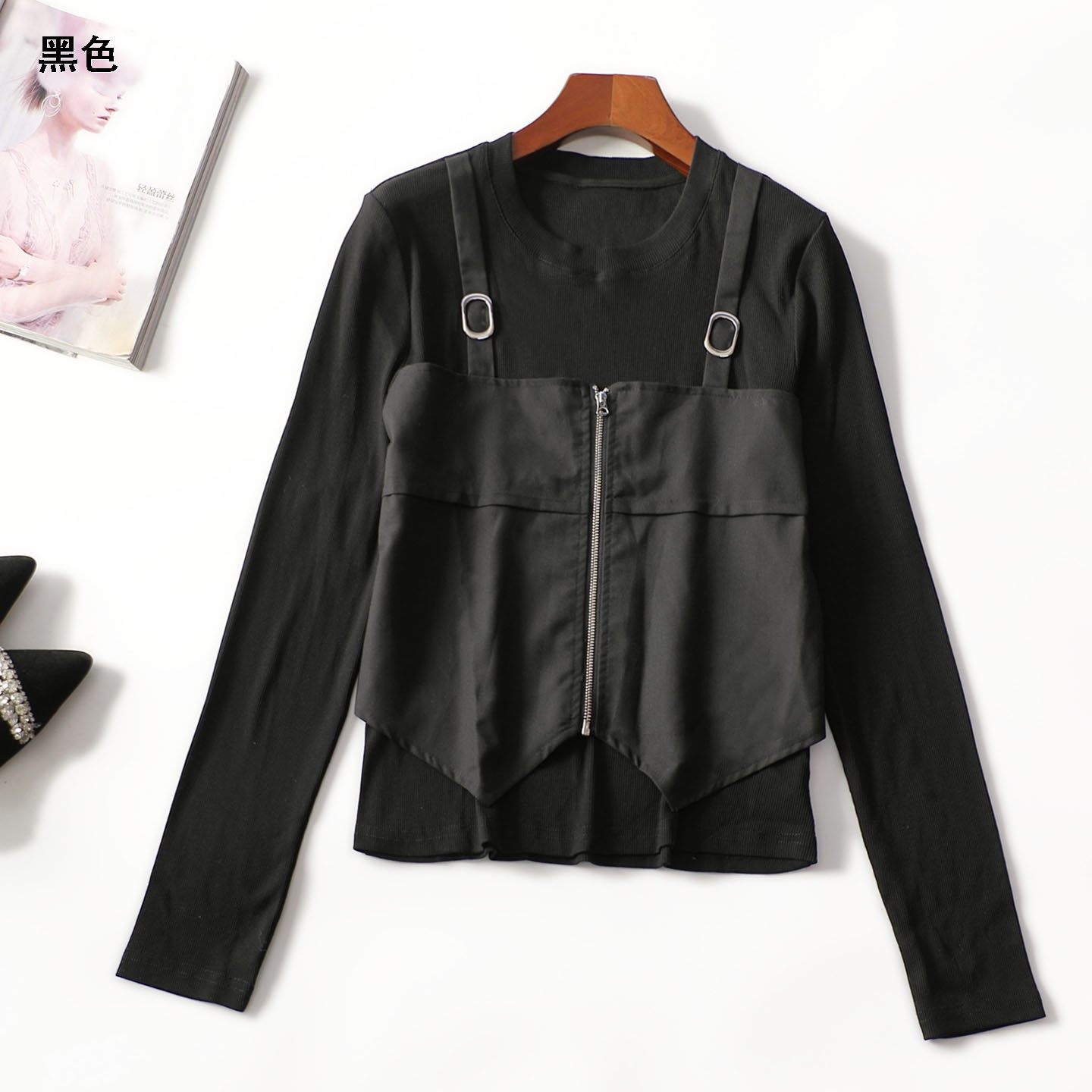 413503 春中长款套头长袖上衣,女装/女士精品,T恤,淘宝优惠券,粉丝福利购,淘宝优惠卷