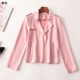 409583 翻领清仓 长袖 秋外套 深圳女中长款