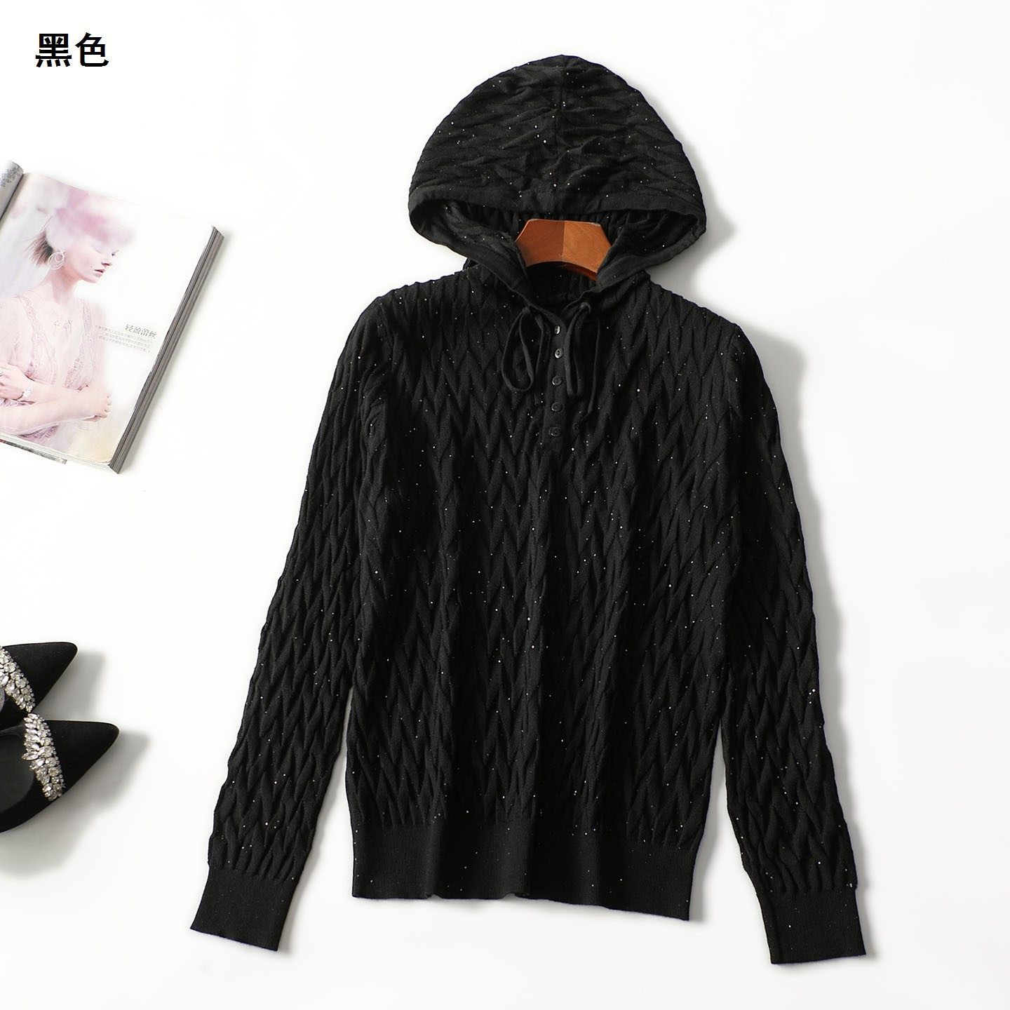 413014 秋针织衫 女中长款长袖套头,女装/女士精品,毛针织衫,淘宝优惠券,粉丝福利购,淘宝优惠卷