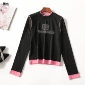 412113 套头 长袖 秋棉T恤 深圳女中长款