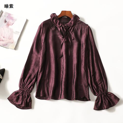 248881 春衬衫 女中长款长袖套头.M.L.XL.2XL