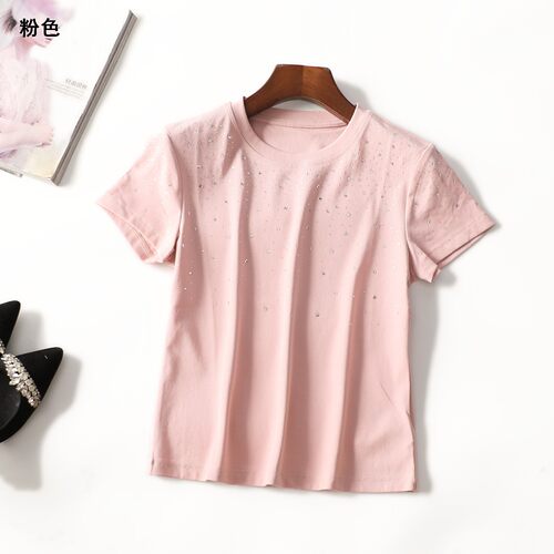 249592 夏T恤 女中长款短袖套头.L.XL.2XL.3XL.4XL