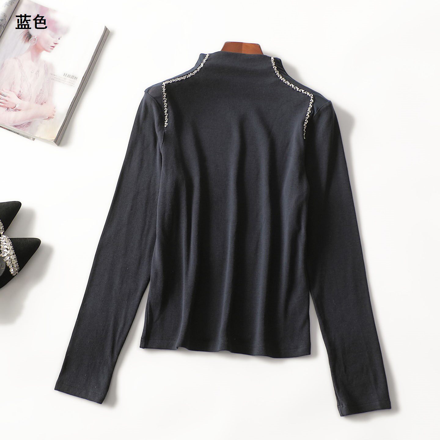 247803 秋打底衫 女中长款长袖套头.L.XL.2XL.3XL.4XL
