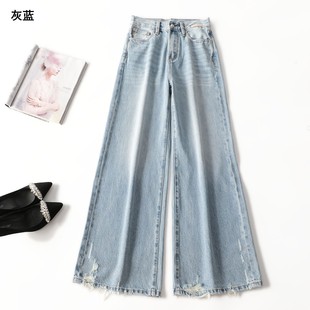 牛仔裤 轻奢好面料夏长款 品质贼好南油高档女装 411914强烈推荐