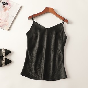 V领现货 深圳女短款 245731 夏醋酸纤维吊带