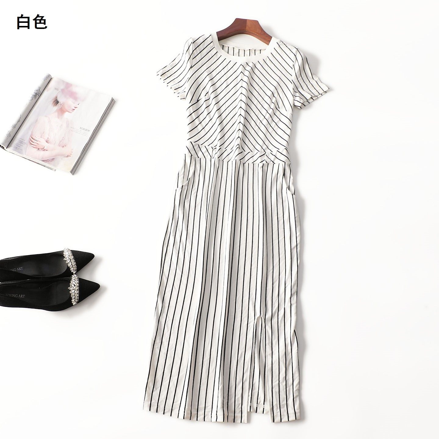 246163 夏加长款套头短袖连衣裙,女装/女士精品,连衣裙,淘宝优惠券,粉丝福利购,淘宝优惠卷