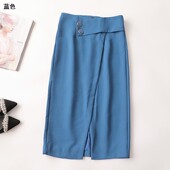 410115 深圳女加长50现货 秋半身裙