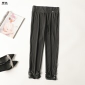 春夏九分打底裤 245301南油高端欧洲站高货女装 小众亲肤莱赛尔薄款