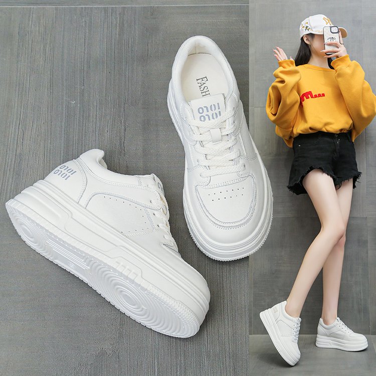 2025春季新款高跟(5-8cm)橡胶奶茶色圆头深口单鞋PU