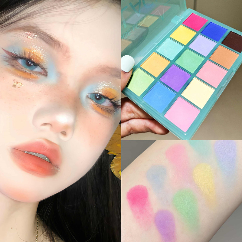 MUGELEEN马卡龙色系眼影盘珠光