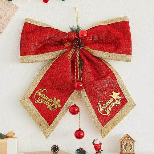 圣诞节装饰品大号蝴蝶结