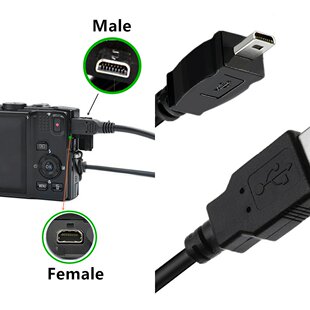 数码 D6108p数据传输线 相机S2600P520充电线适用于尼康单反D5100