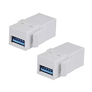 黑色 USB3.0模块转接头能配安普面板 白色 3.0 USB