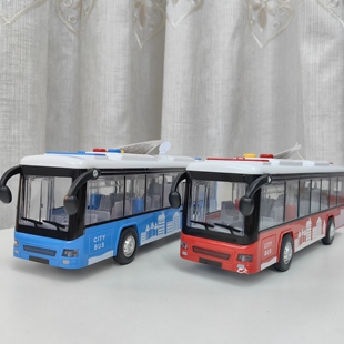 儿童玩具车大巴士公交车音乐交通巴士车男孩女孩宝宝益智早教