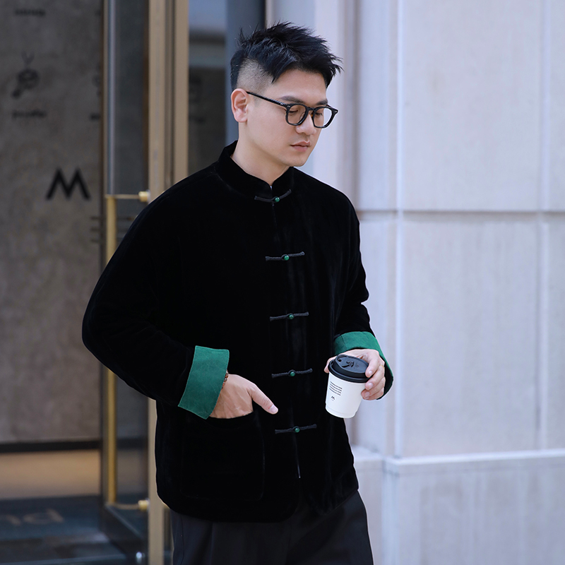 高端原厂原创中式国风外套唐装