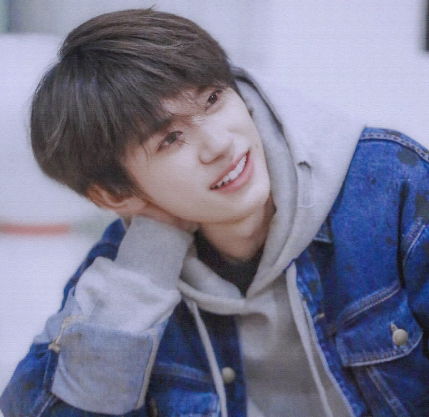 韩国潮牌 ader 徐璐易烊千玺baby同款oversize剪口连帽卫衣女秋季