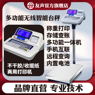 友声收银仪表台秤打印台秤A1A2仪表汉显 中文显示报表票据打印