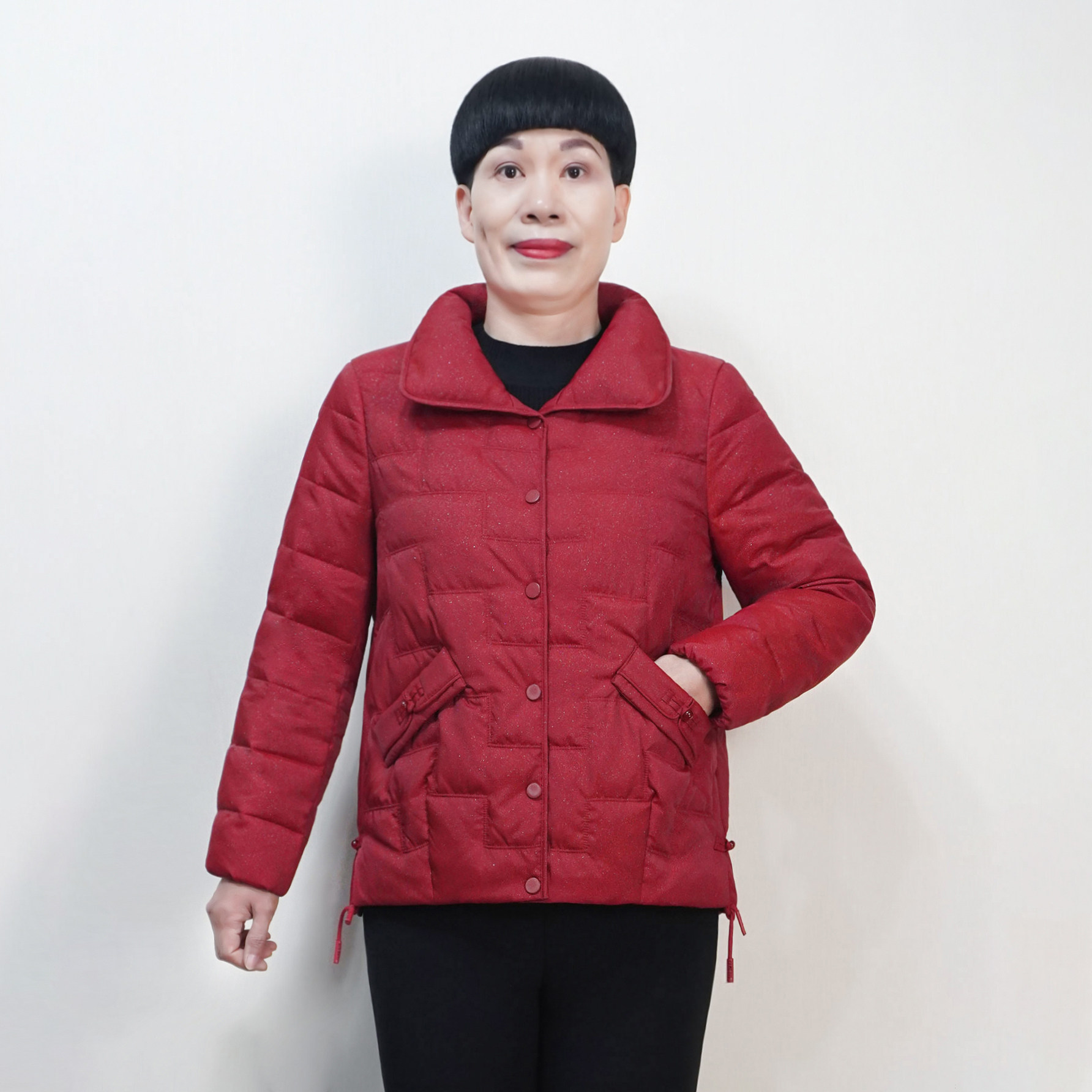 洋气妈妈羽绒服外套冬装短款时尚大码5560岁女装羽绒袄白鸭绒上衣,女装/女士精品,中老年女装,淘宝优惠券,粉丝福利购,淘宝优惠卷