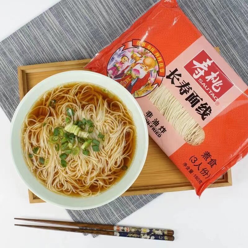 寿桃牌广东肇庆龙须面手工细条